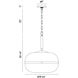 Nottingham 3 Light 19.75 inch Brass Pendant Ceiling Light, Large