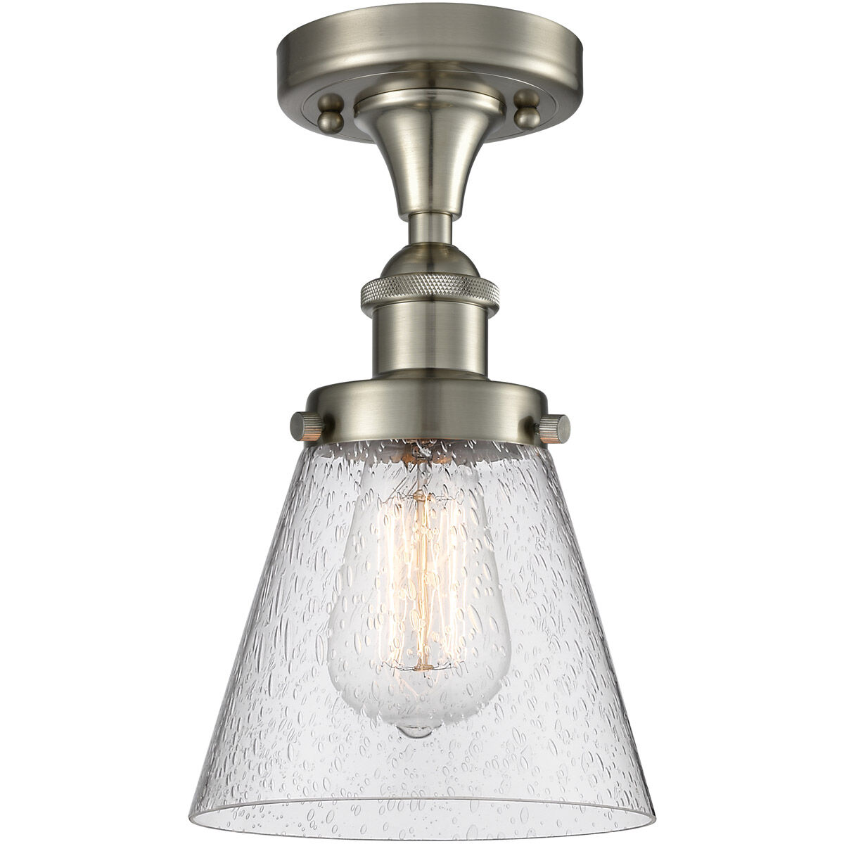 Ballston Small Cone 1 Light 6.00 inch Flush Mount