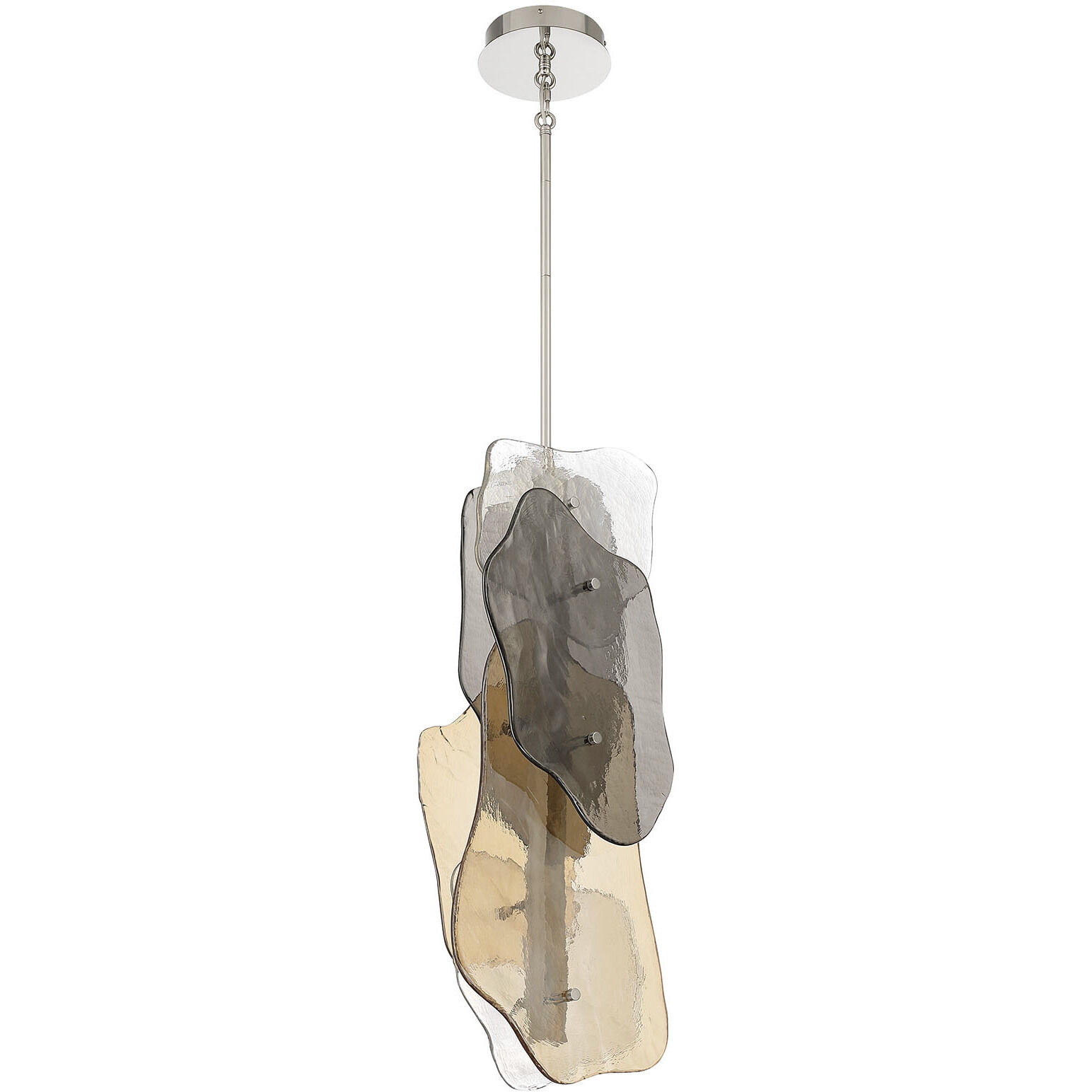 Grotto LED 8.5 inch Polished Nickel Pendant Ceiling Light