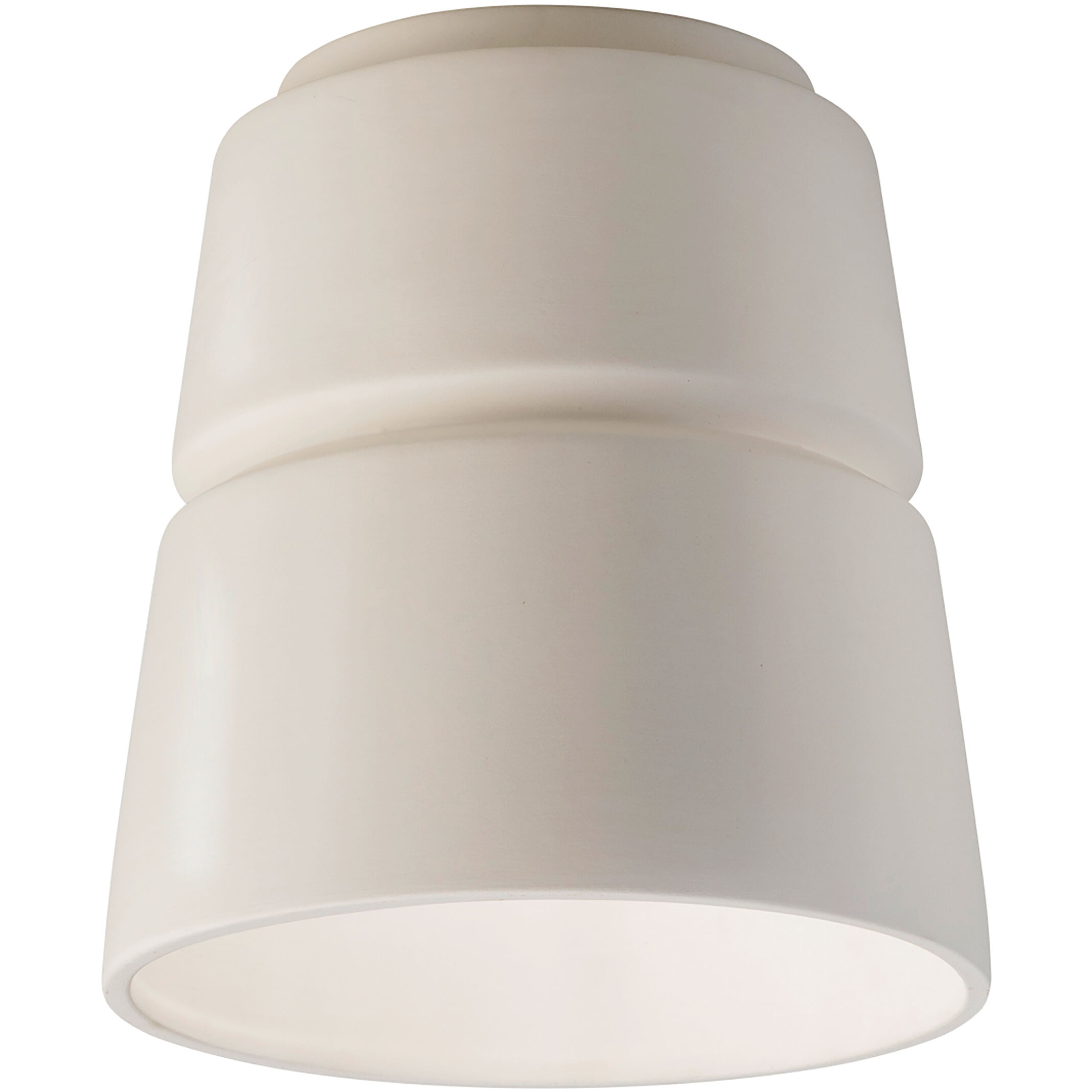 Radiance Collection 1 Light 7.5 inch Vanilla (Gloss) Flush-Mount Ceiling Light