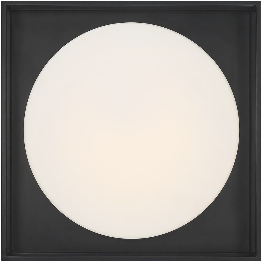 Rover LED 15 inch Black Flush Mount Ceiling Light