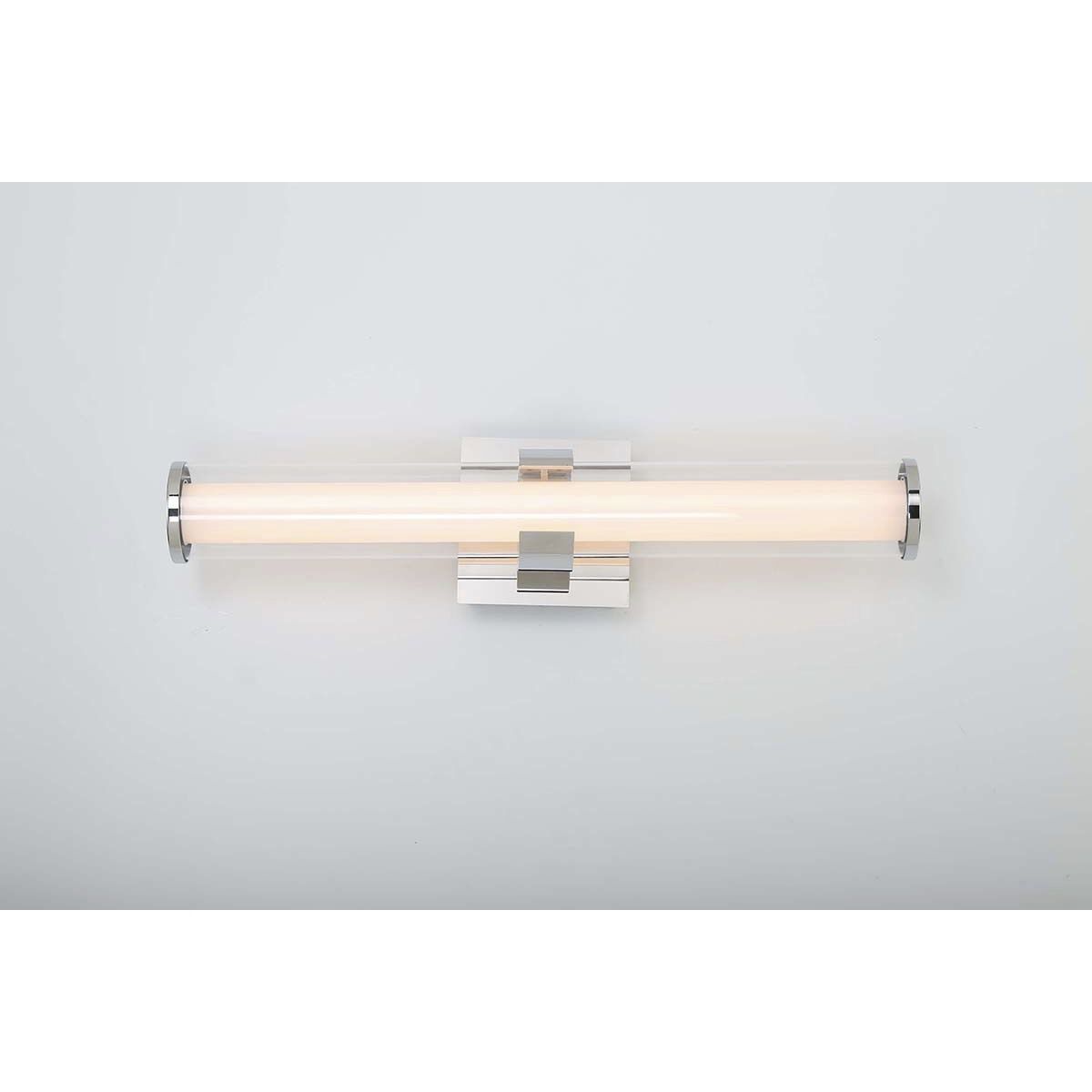 Nozza LED 24 inch Chrome Wall Sconce Wall Light, Medium