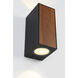 Dale LED 5.67 inch Wood Outdoor Wall Mount