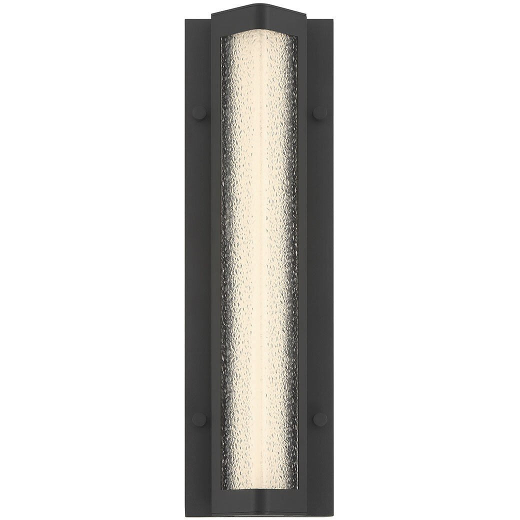 Hy50 LED 16 inch Sand Black Outdoor Wall Sconce