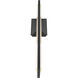 Aelin LED 24 inch Matte Black Outdoor Wall Sconce