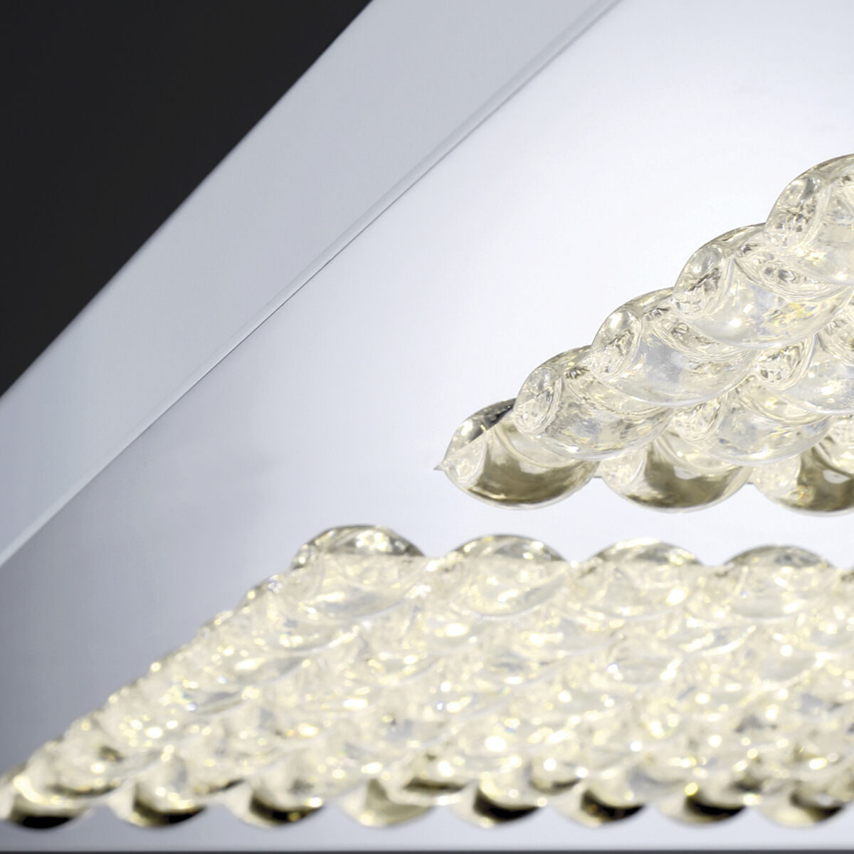 Denso LED 10 inch Chrome Flush Mount Ceiling Light, Medium