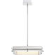 Annilo LED 18 inch Chrome Pendant Ceiling Light