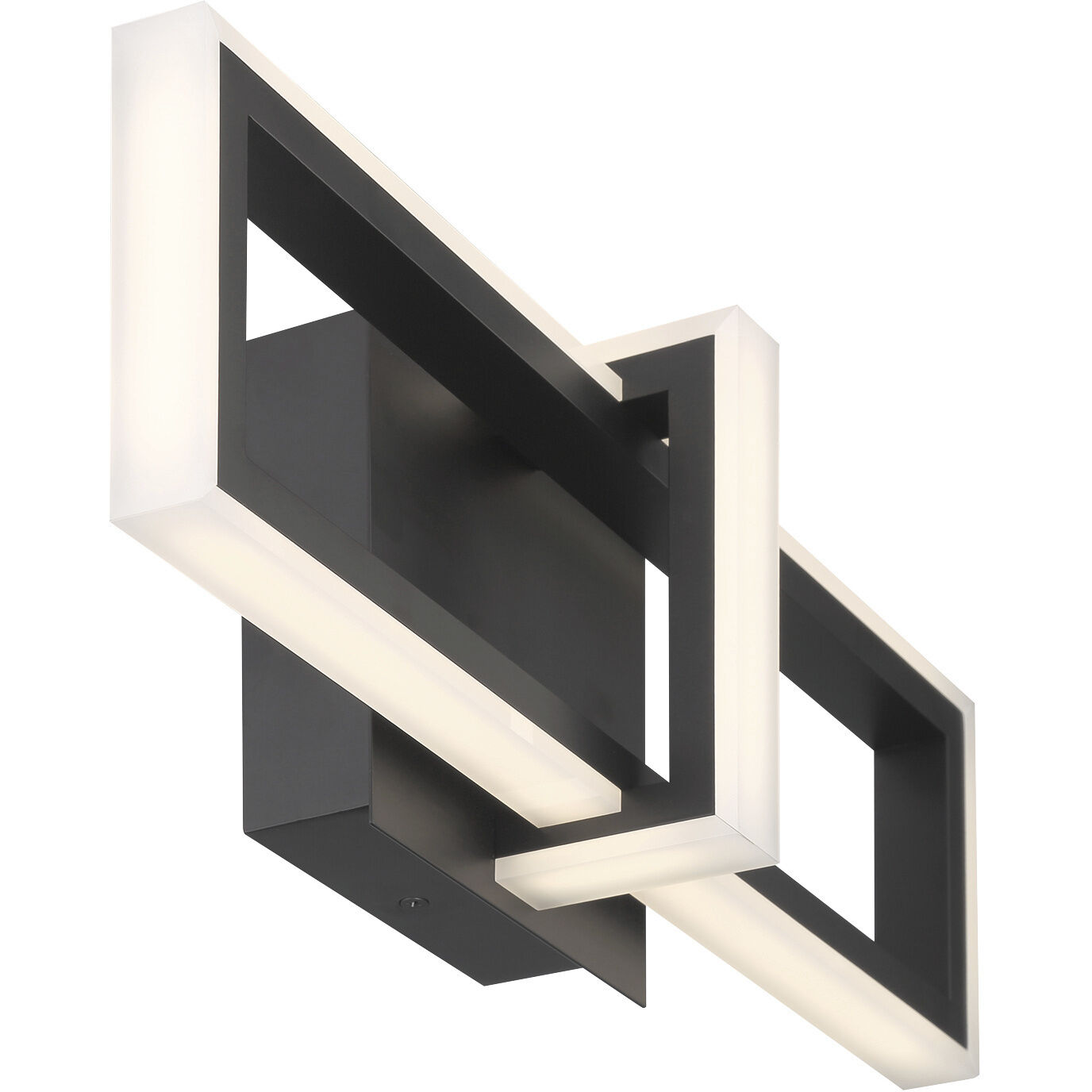 Bordo LED 16 inch Black Outdoor Wall Sconce
