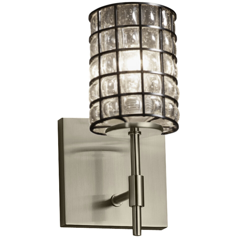 Wire Glass 1 Light 4.50 inch Wall Sconce
