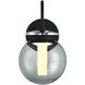 Caswell 1 Light 14 inch Black Outdoor Wall Lantern