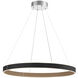 Verdura LED 28.5 inch Black Pendant Ceiling Light