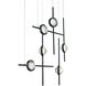 Barletta 6 Light 7.75 inch Black Chandelier Ceiling Light