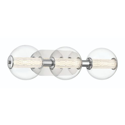 Atomo LED 24.75 inch Chrome Vanity Light Wall Light