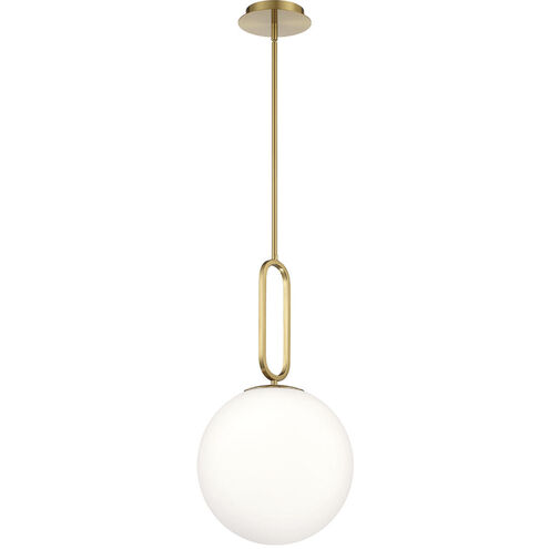 Prospect 1 Light 11.75 inch Gold Pendant Ceiling Light, Large