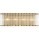 Glasbury 4 Light 23.75 inch Gold Vanity Light Wall Light