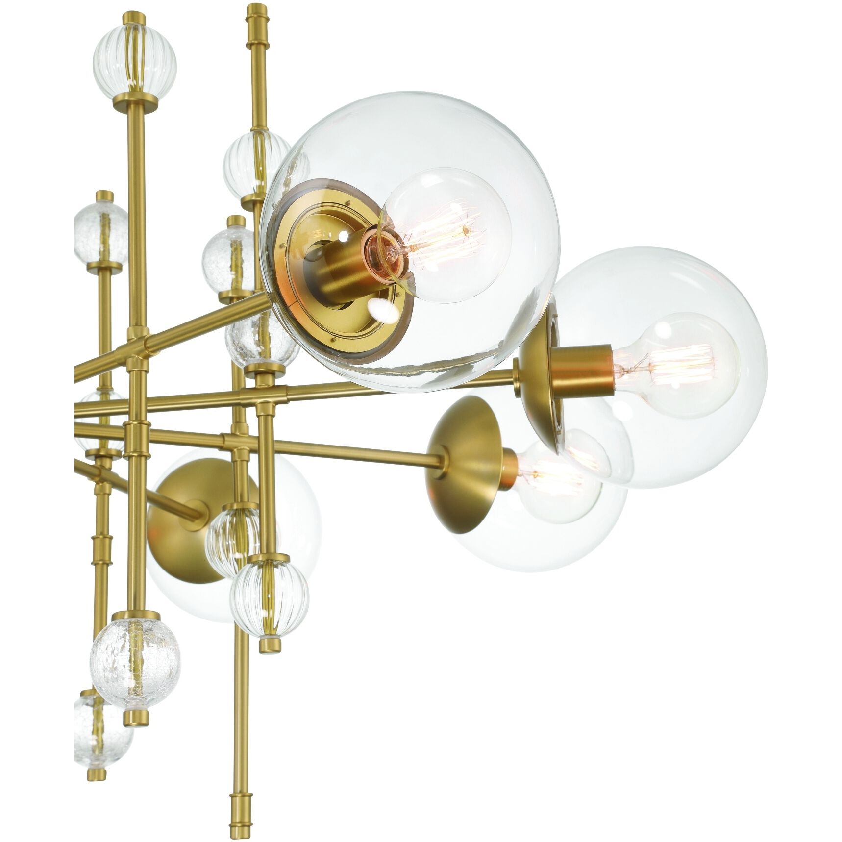 Traiton 9 Light 48 inch Gold Chandelier Ceiling Light