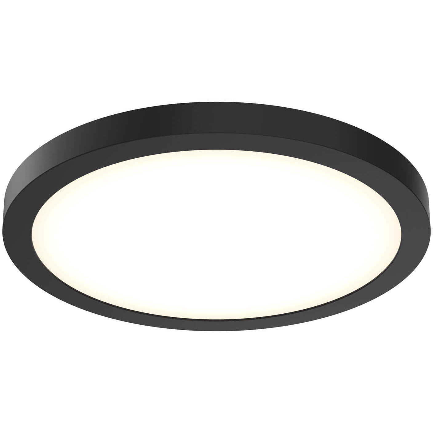 Delta 1 Light 14 inch White Flushmount Ceiling Light