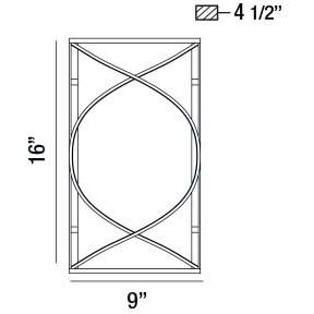 Solo 2 Light 9 inch Brushed Nickel Wall Sconce Wall Light
