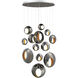 Arlington LED 39.5 inch Black Chandelier Ceiling Light