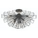Dendelio 9 Light 22.5 inch Black Chandelier Ceiling Light