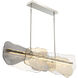 Grotto LED 58.25 inch Polished Nickel Linear Chandelier Ceiling Light