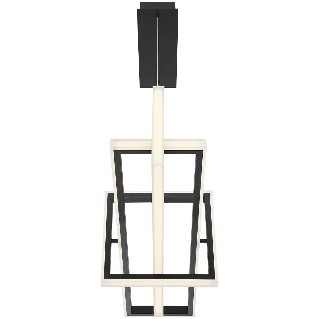 Bordo Linear Chandelier Ceiling Light in Black