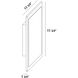 Ontario LED 12 inch Graphite Grey Outdoor Wall Mount