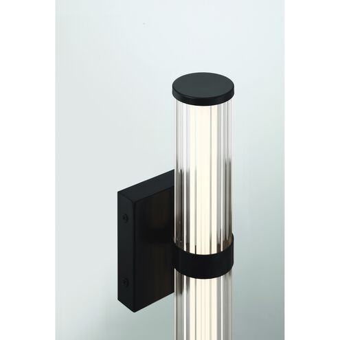 Fayton 1 Light 14 inch Black Outdoor Wall Sconce