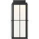 Bensa LED 19.75 inch Black Outdoor Wall Sconce