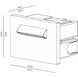 Peek 4 watt Black Outdoor Step Light