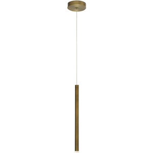 Navada LED 1 inch Brass Pendant Ceiling Light, Small