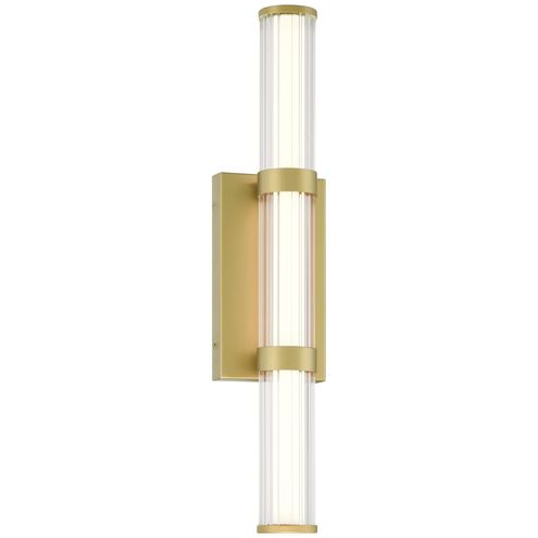 Fayton 1 Light 21 inch Gold Outdoor Wall Sconce