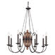 Albero 30 inch Forged Iron Chandelier Ceiling Light