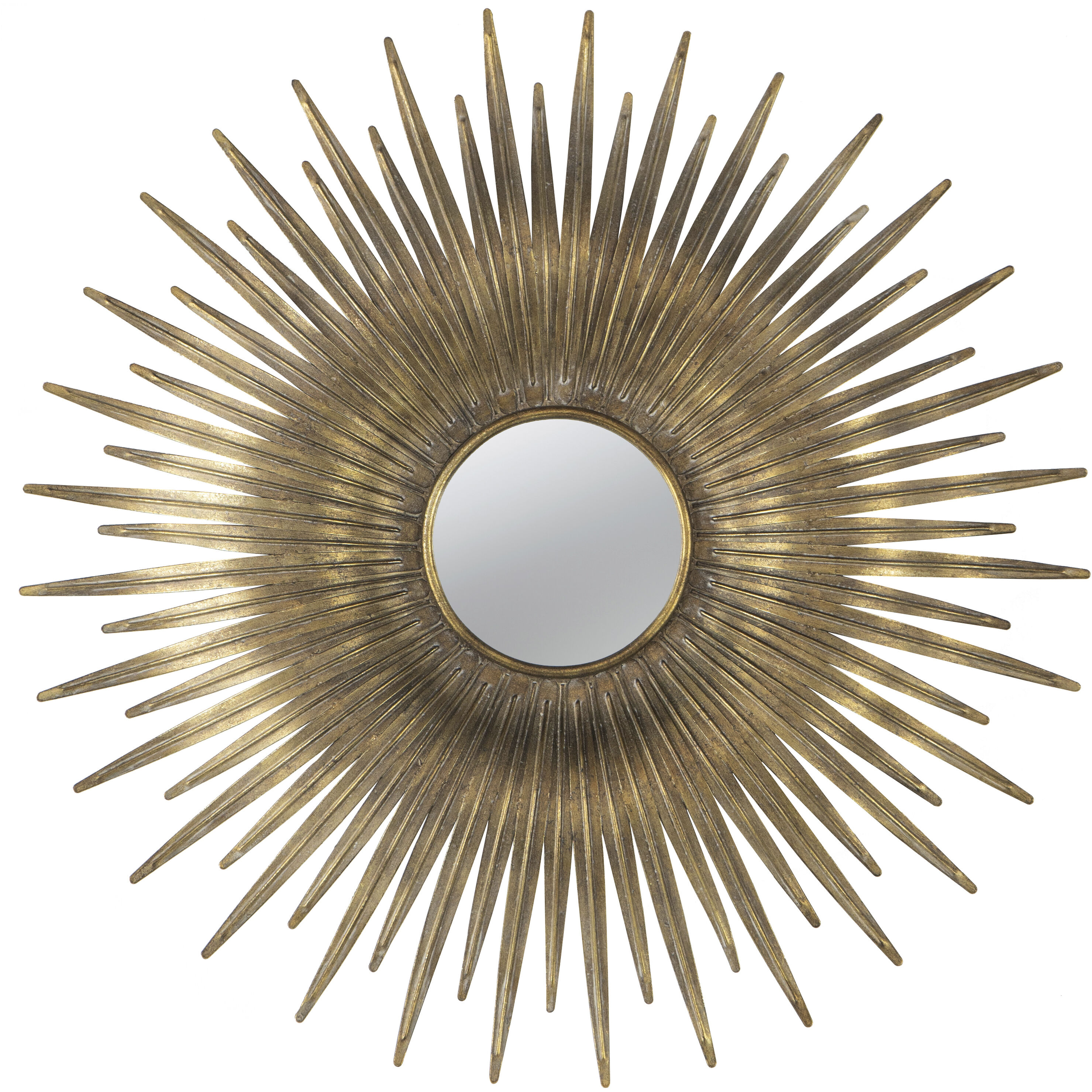 Anita 28.3 X 28.3 inch Gold Wall Mirror