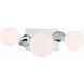 Vine 3 Light 20 inch Polished Nickel Vanity Light Wall Light
