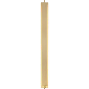Tribek 1 Light 60 inch Gold Outdoor Wall Sconce