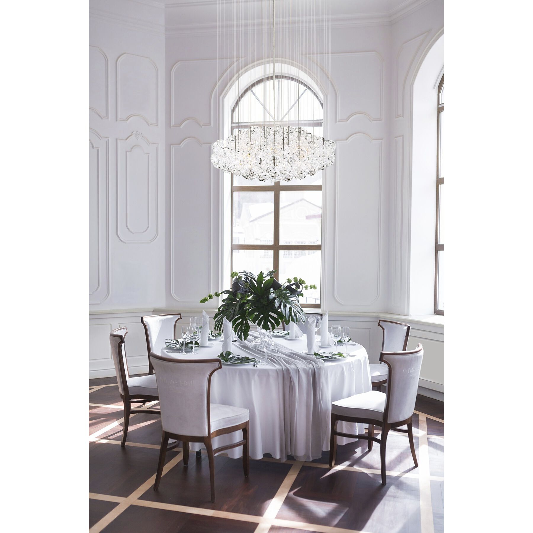 Riverdale 10 Light 32 inch Chrome Chandelier Ceiling Light