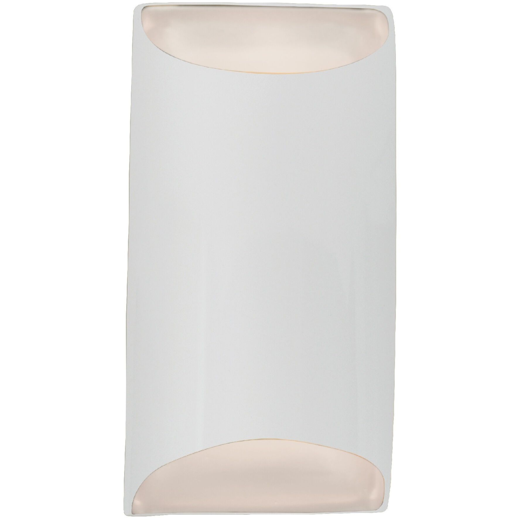 Ambiance LED 5.5 inch Gloss White ADA Wall Sconce Wall Light