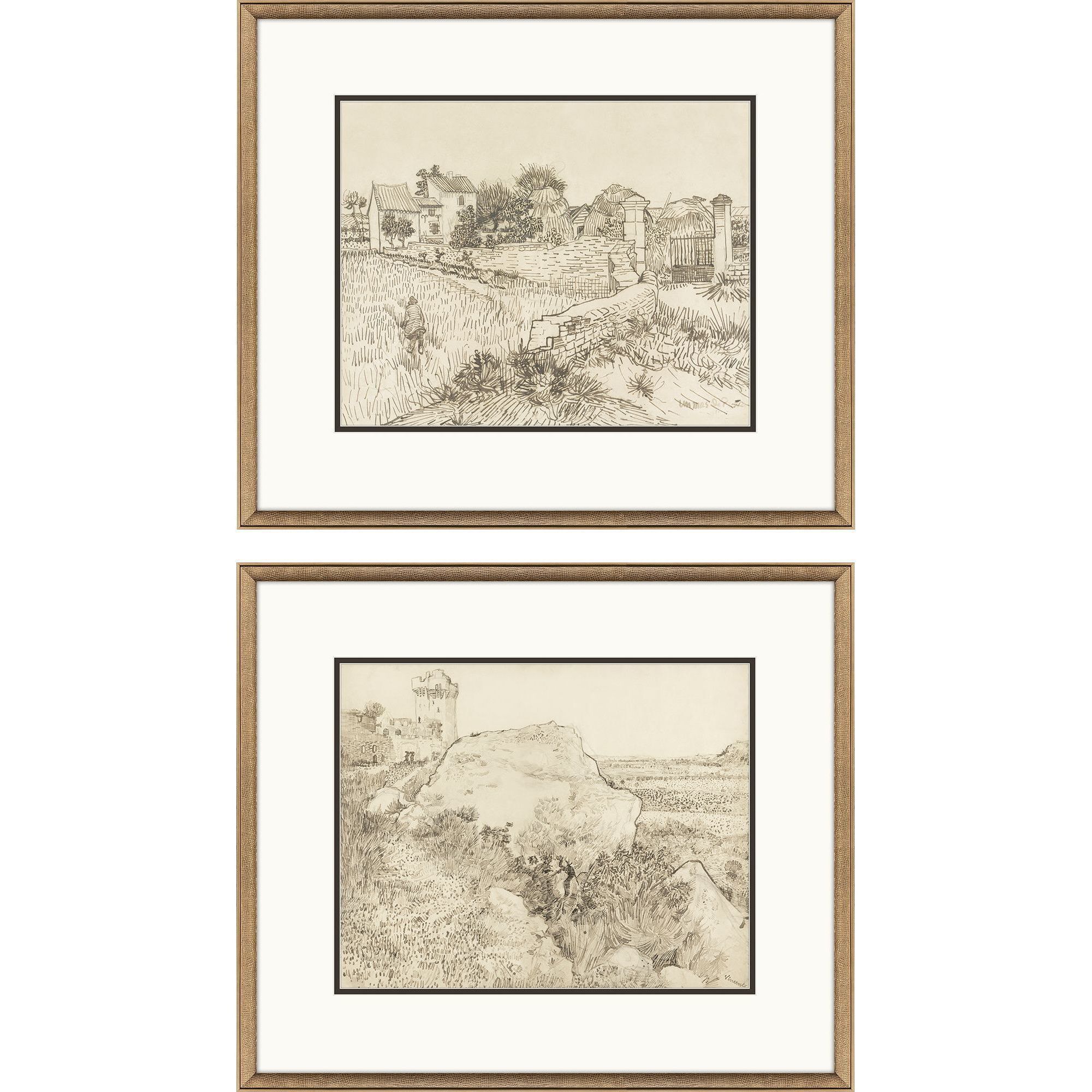 Paragon Brown and Beige and Neutral Framed Art