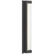 Hy50 LED 16 inch Sand Black Outdoor Wall Sconce