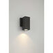 Arena 70 LED 6.3 inch Black Outdoor Wall Mount
