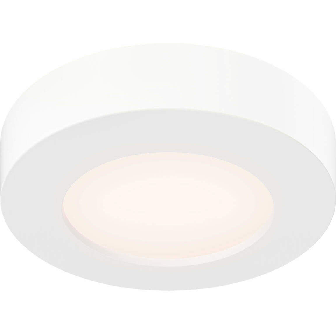 Prime 1 Light 5 inch White Flushmount Ceiling Light