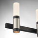 Albany LED 20 inch Silver and Black Vanity Light Wall Light