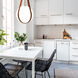 Rosemount 1 Light 12.25 inch Chrome Pendant Ceiling Light in White