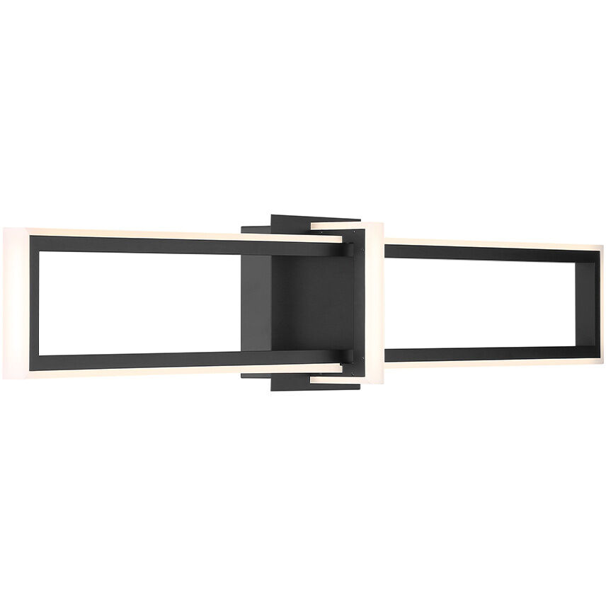 Bordo LED 35.5 inch Black Outdoor Wall Sconce