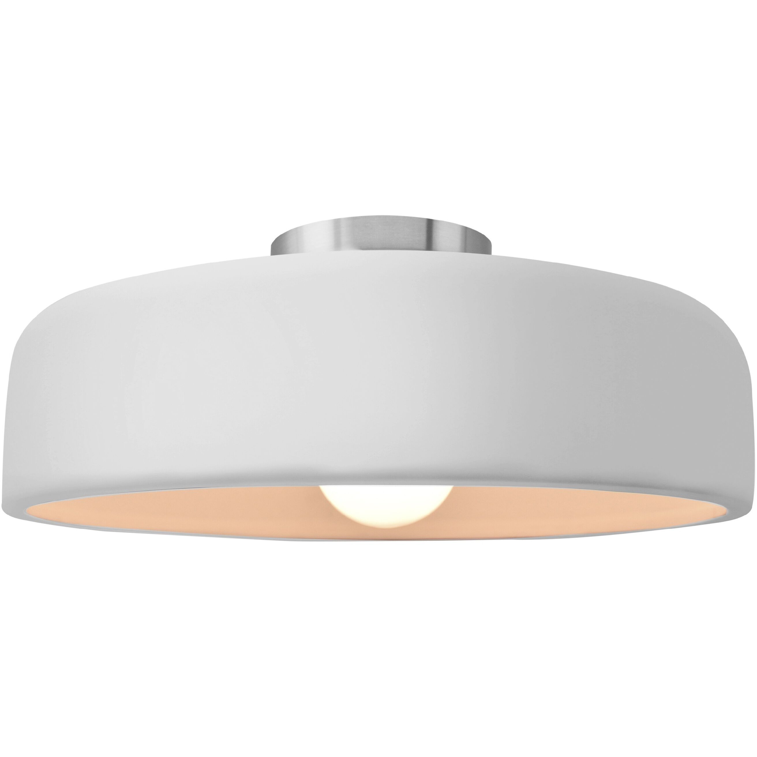 Radiance Collection - Spire 1 Light 13.00 inch Semi-Flush Mount