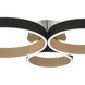 Verdura LED 24.5 inch Black Flush Mount Ceiling Light