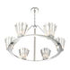 Ricca 6 Light 38 inch Chrome Chandelier Ceiling Light