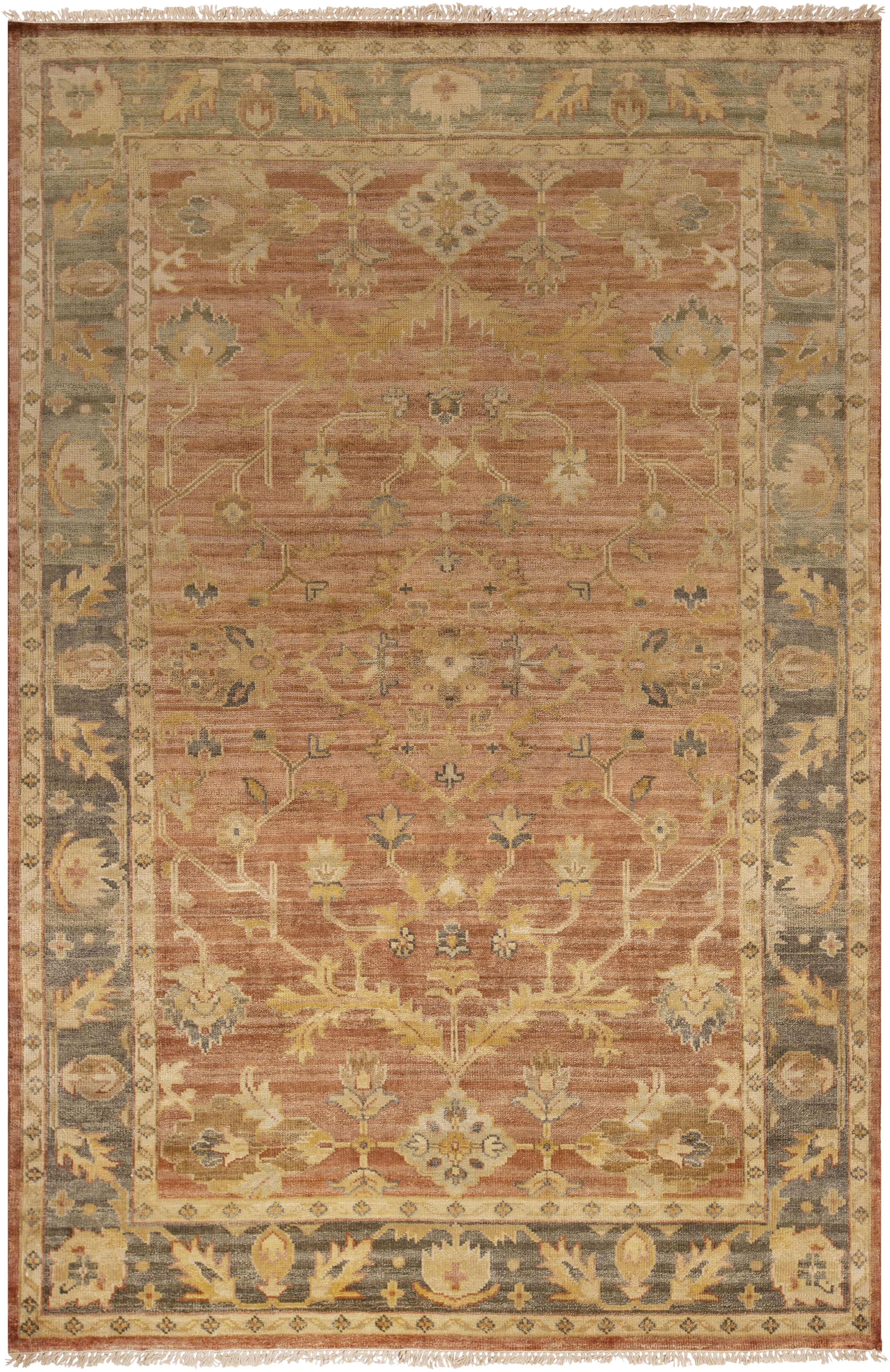 Fantasia 156 X 108 inch Brown Rug, Rectangle