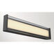Dulton LED 24.4 inch Matte Black Outdoor Wall Sconce